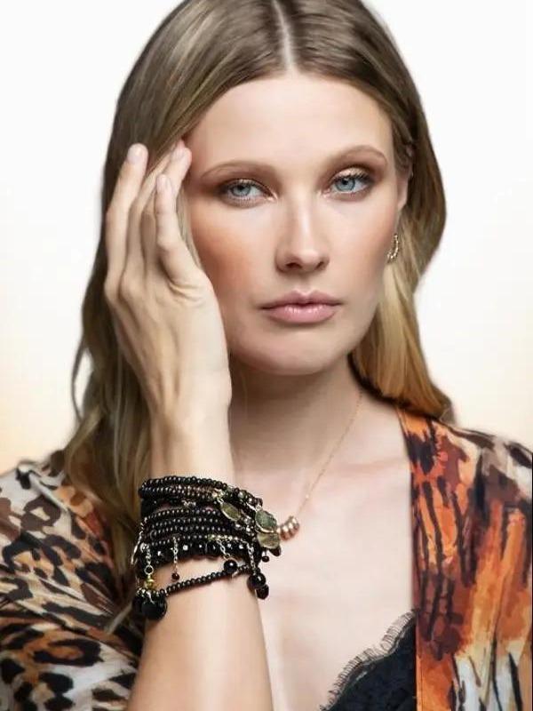 Steal The Scene Urban 10 Layered Mix Bead Set Bracelet