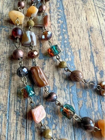 Rachel Necklace Amber